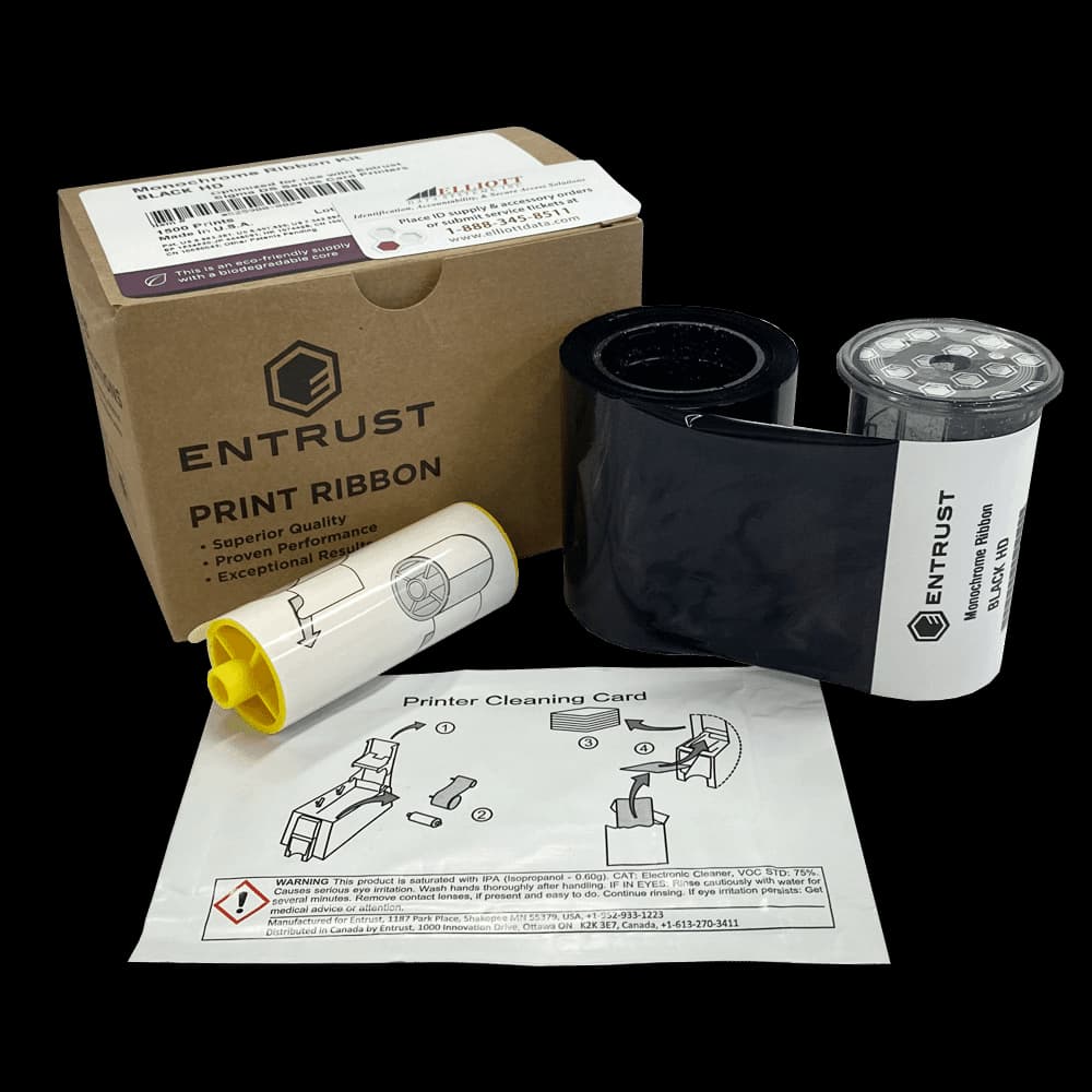 Ribbon Entrust 526900-001 Negro DS1 DS2 1500 impresiones