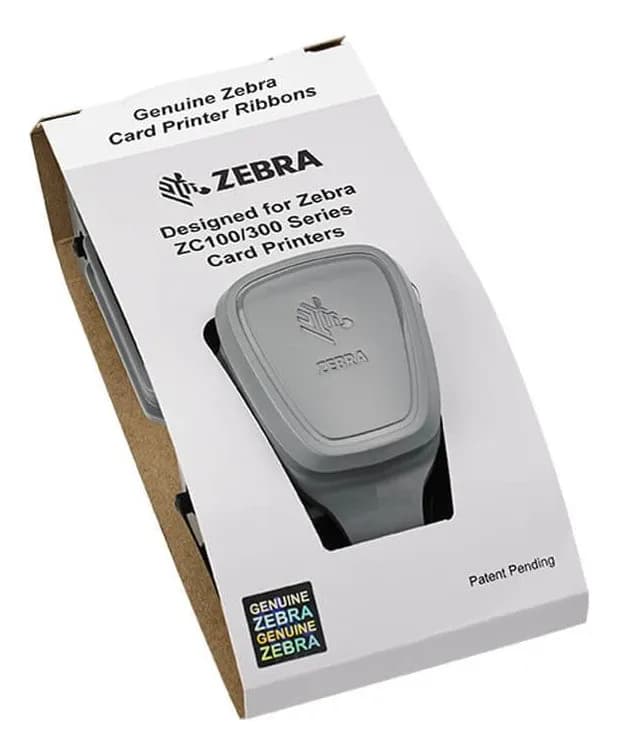 Ribbon Zebra 800300-301 Negro — ZC100 / ZC300 — 2.000 impresiones